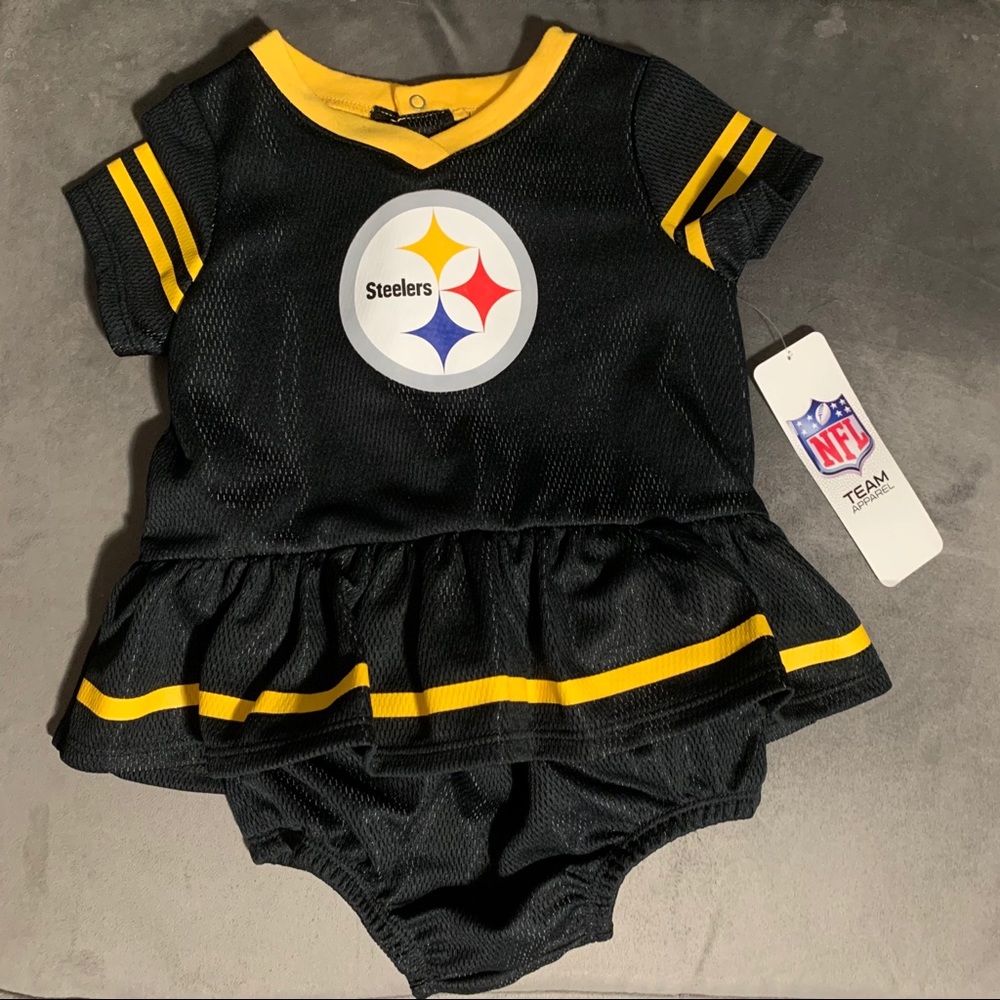 NWT Pittsburgh Steelers Cheer Uniform - 9 months